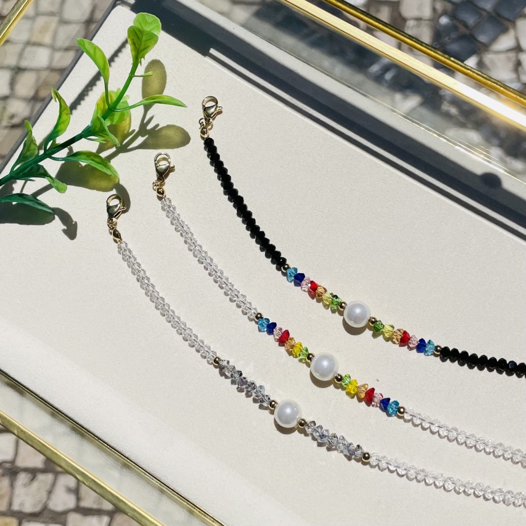 Stainless steel pearl bracelet
