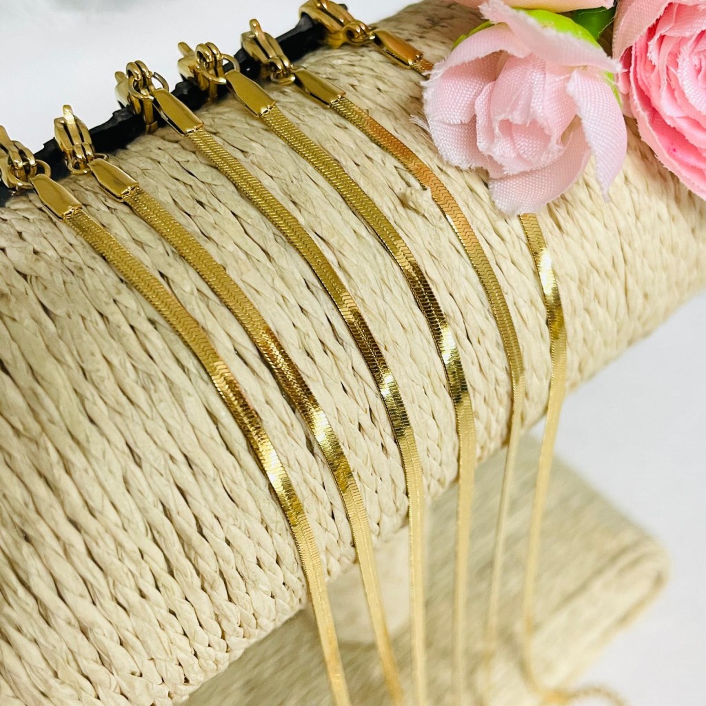 Bracelet stainless steel 1,5mm 6pcs