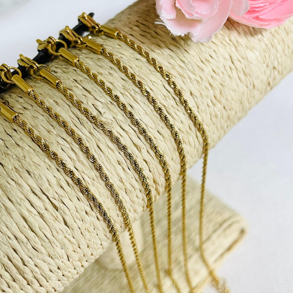 Bracelet stainless steel 1,5mm 6pcs