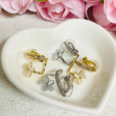 Clip-on Earrings stainless steel