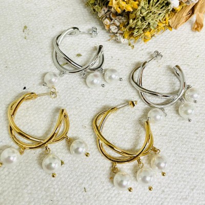 Earrings stainless steel