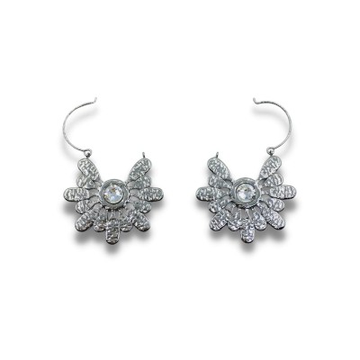 Stainless steel hoop earrings