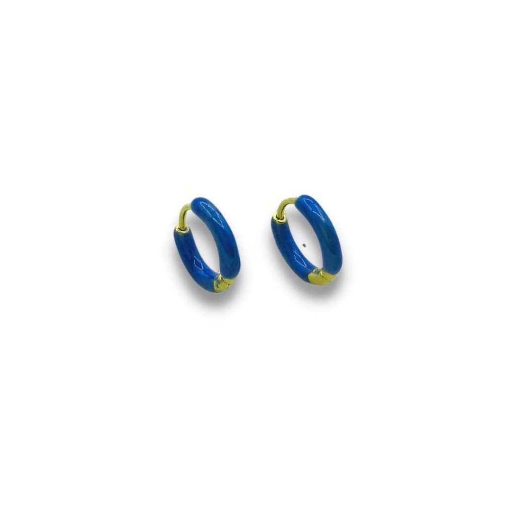 Stainless steel hoop earrings