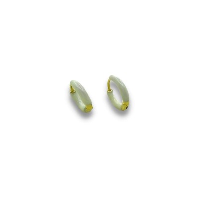Stainless steel hoop earrings