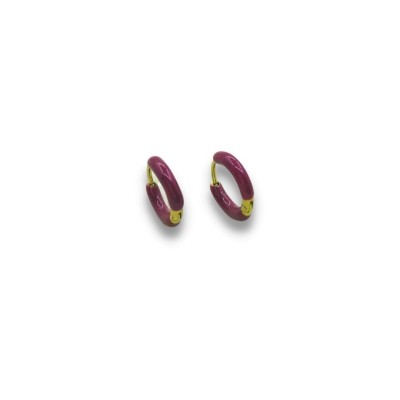Stainless steel hoop earrings