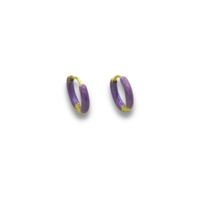 Stainless steel hoop earrings