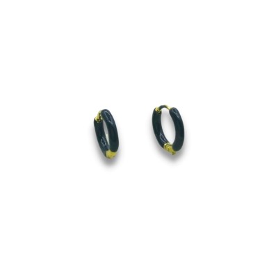 Stainless steel hoop earrings