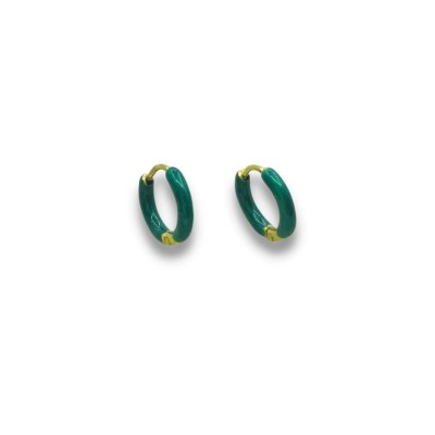 Stainless steel hoop earrings