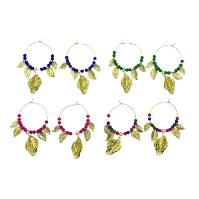 Stainless steel hoop earrings