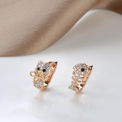Stainless steel hoop earrings