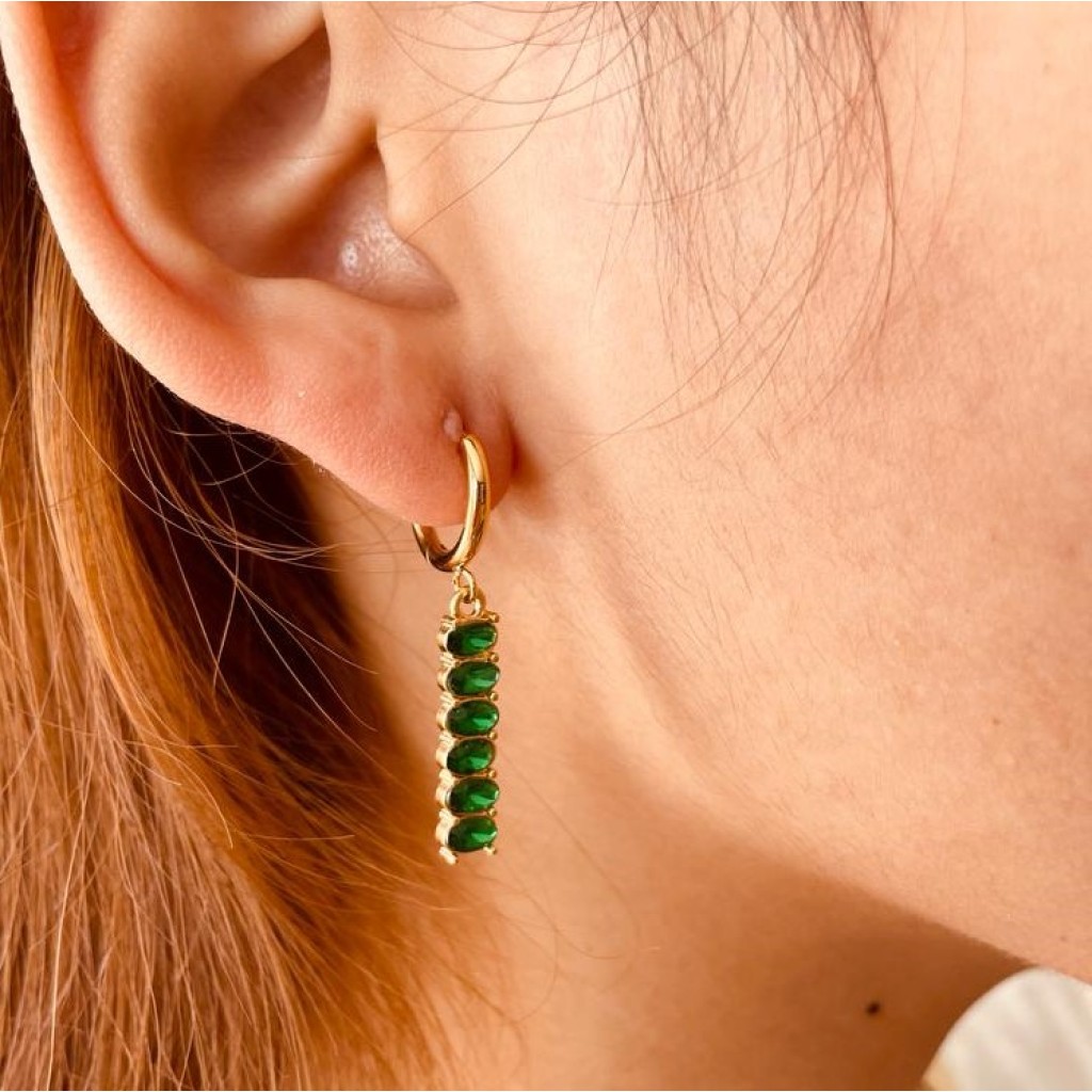 Stainless steel hoop earrings
