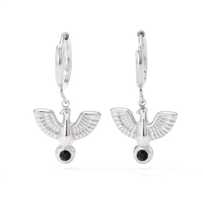 Stainless steel hoop earrings