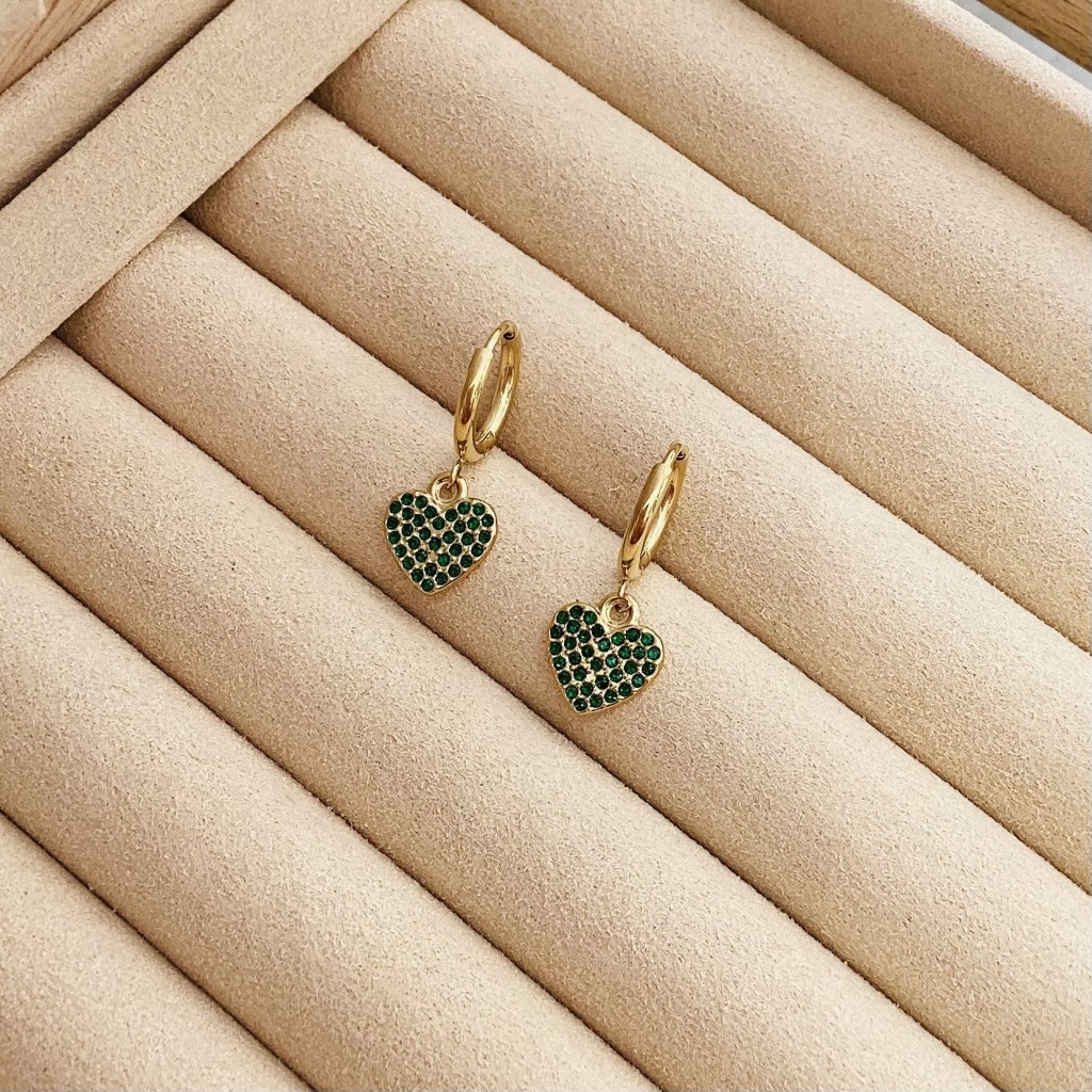 Stainless steel hoop earrings