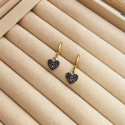 Stainless steel hoop earrings