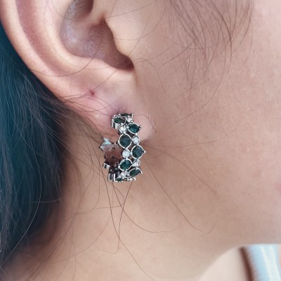 Stainless steel hoop earrings