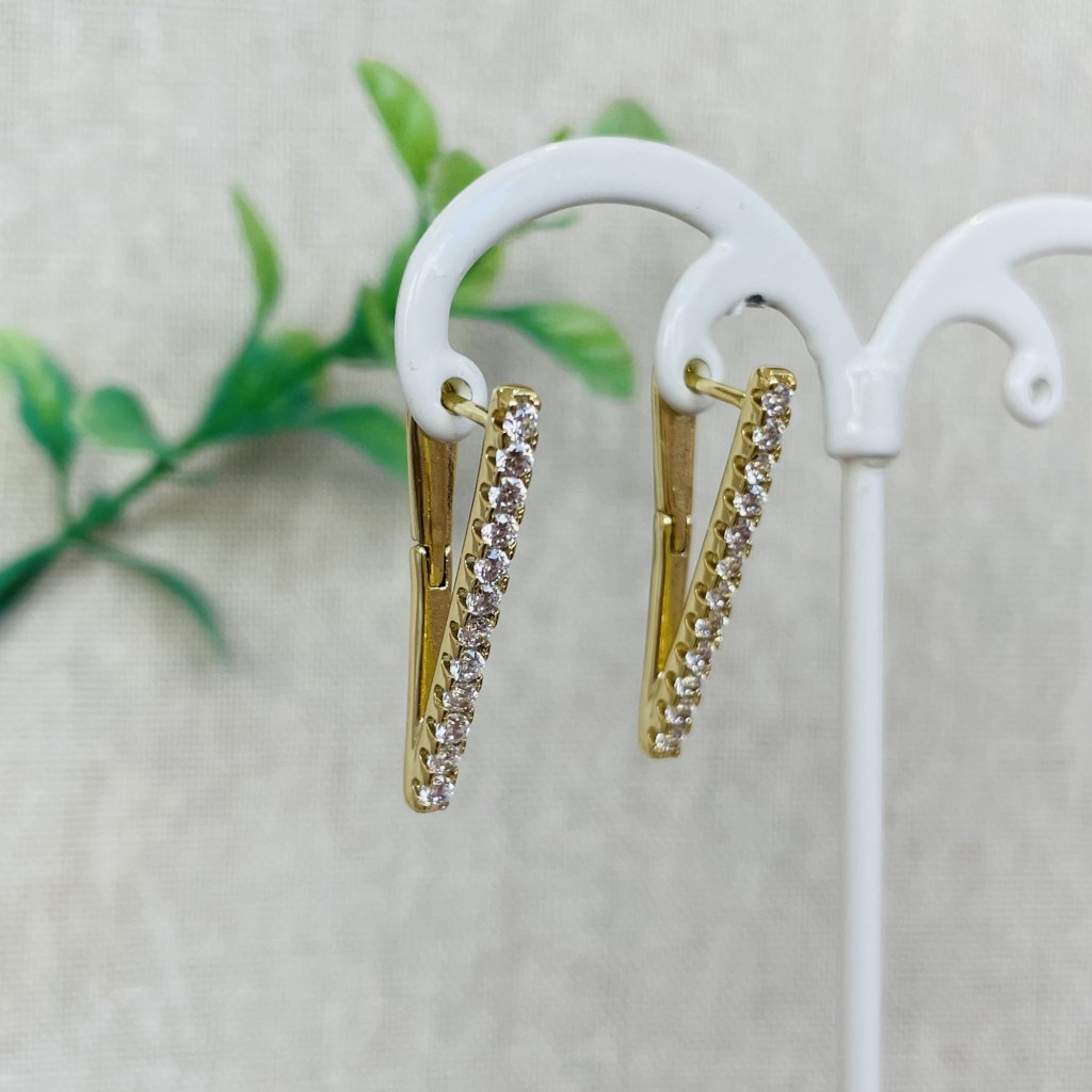 Stainless steel hoop earrings