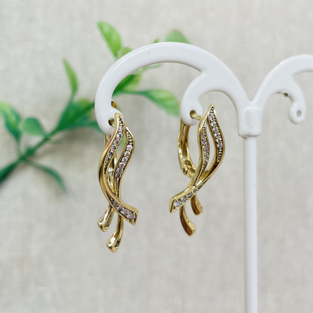 Stainless steel hoop earrings