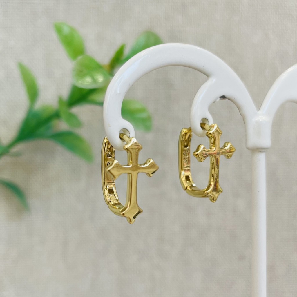 Stainless steel hoop earrings