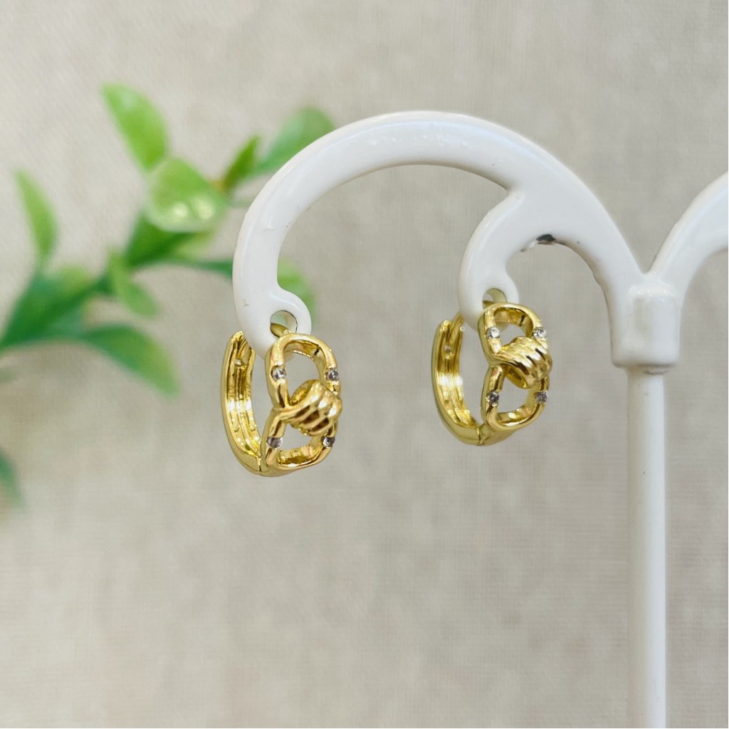Stainless steel hoop earrings