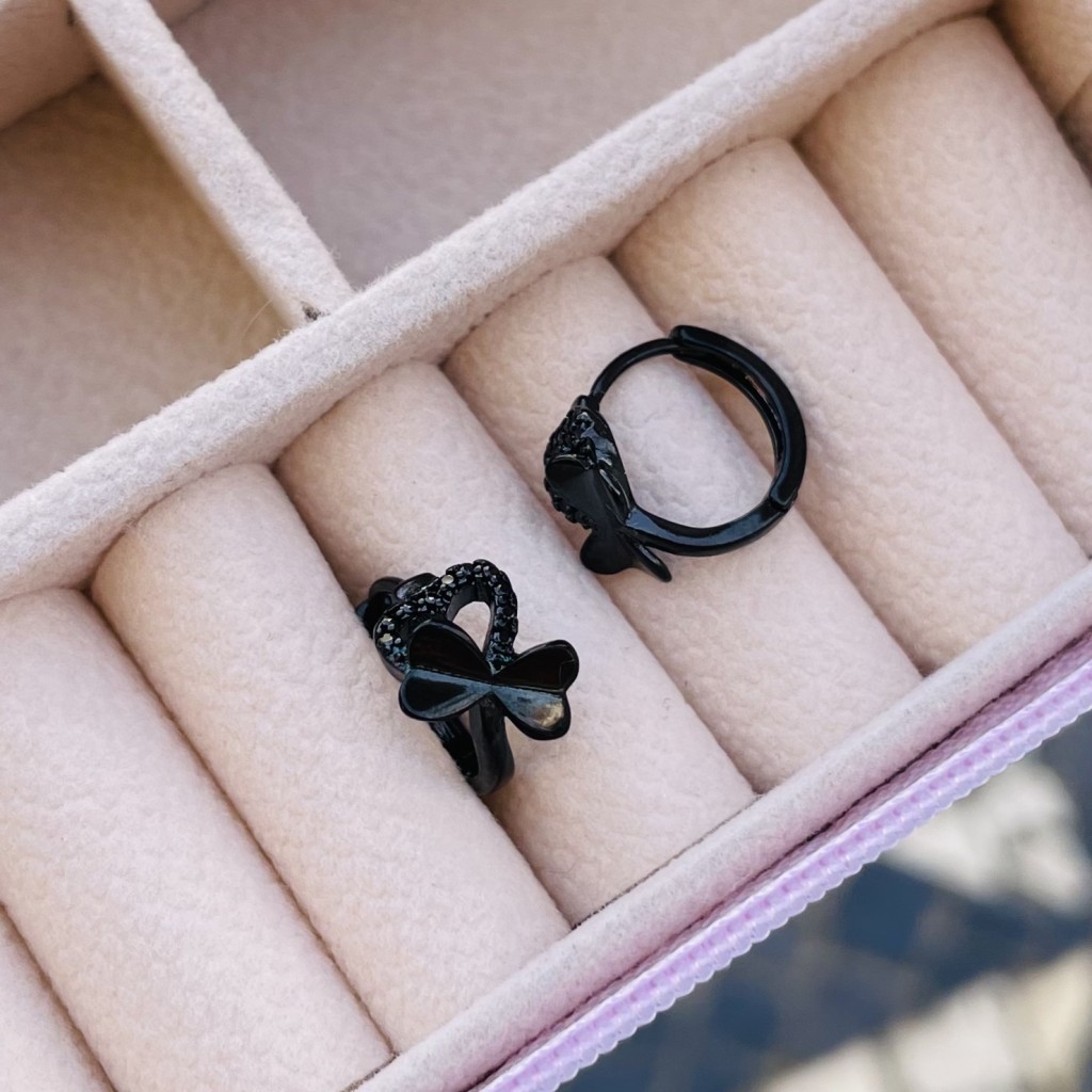 Stainless steel hoop earrings