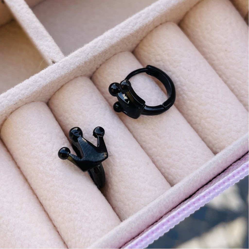 Stainless steel hoop earrings