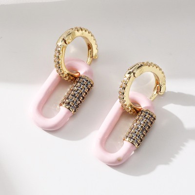 Stainless steel hoop earrings