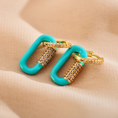 Stainless steel hoop earrings