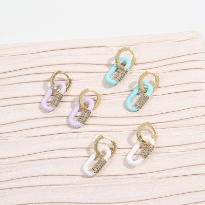 Stainless steel hoop earrings