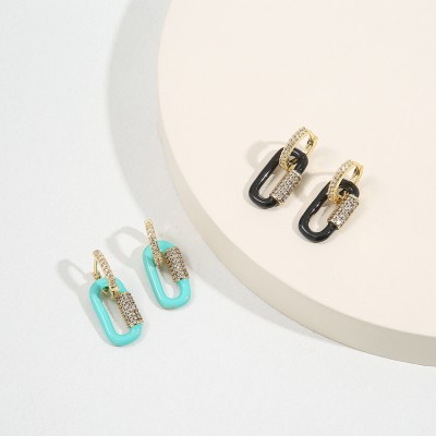 Stainless steel hoop earrings