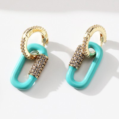 Stainless steel hoop earrings
