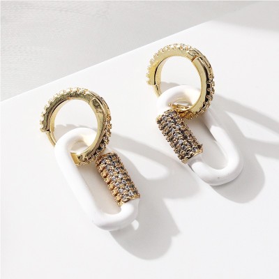 Stainless steel hoop earrings