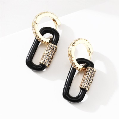 Stainless steel hoop earrings