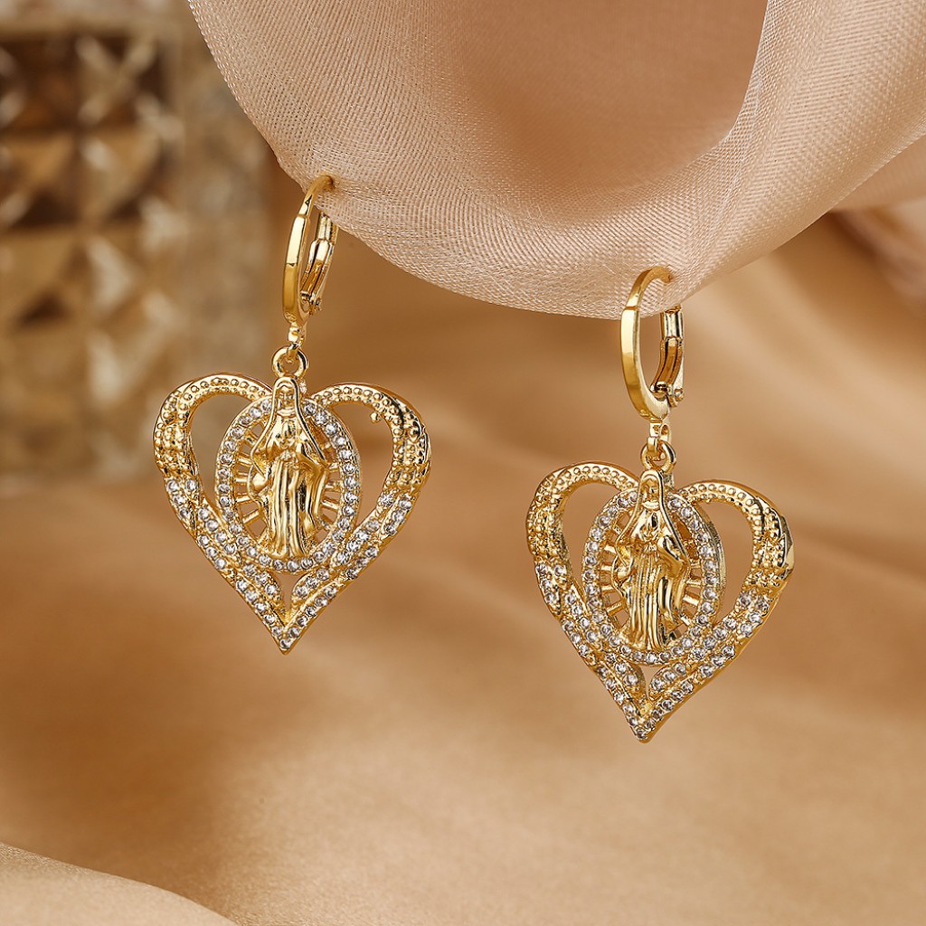 Stainless steel hoop earrings