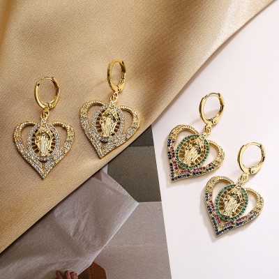 Stainless steel hoop earrings