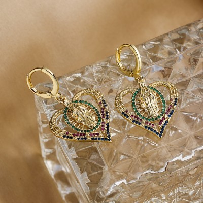 Stainless steel hoop earrings