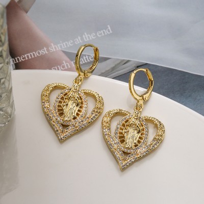 Stainless steel hoop earrings