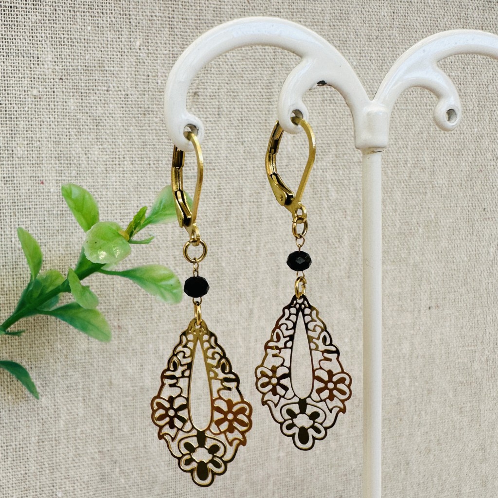 Stainless steel hoop earrings