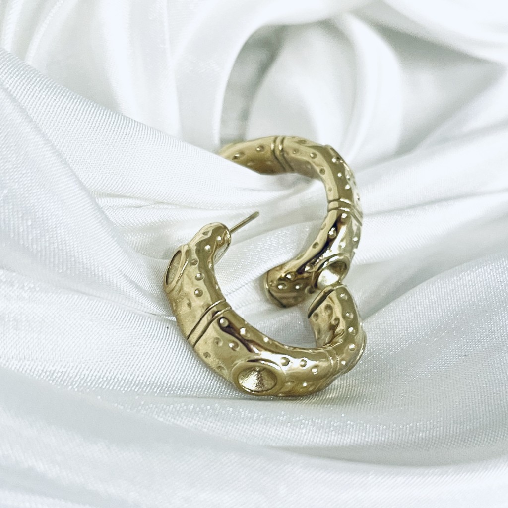 Stainless steel hoop earrings