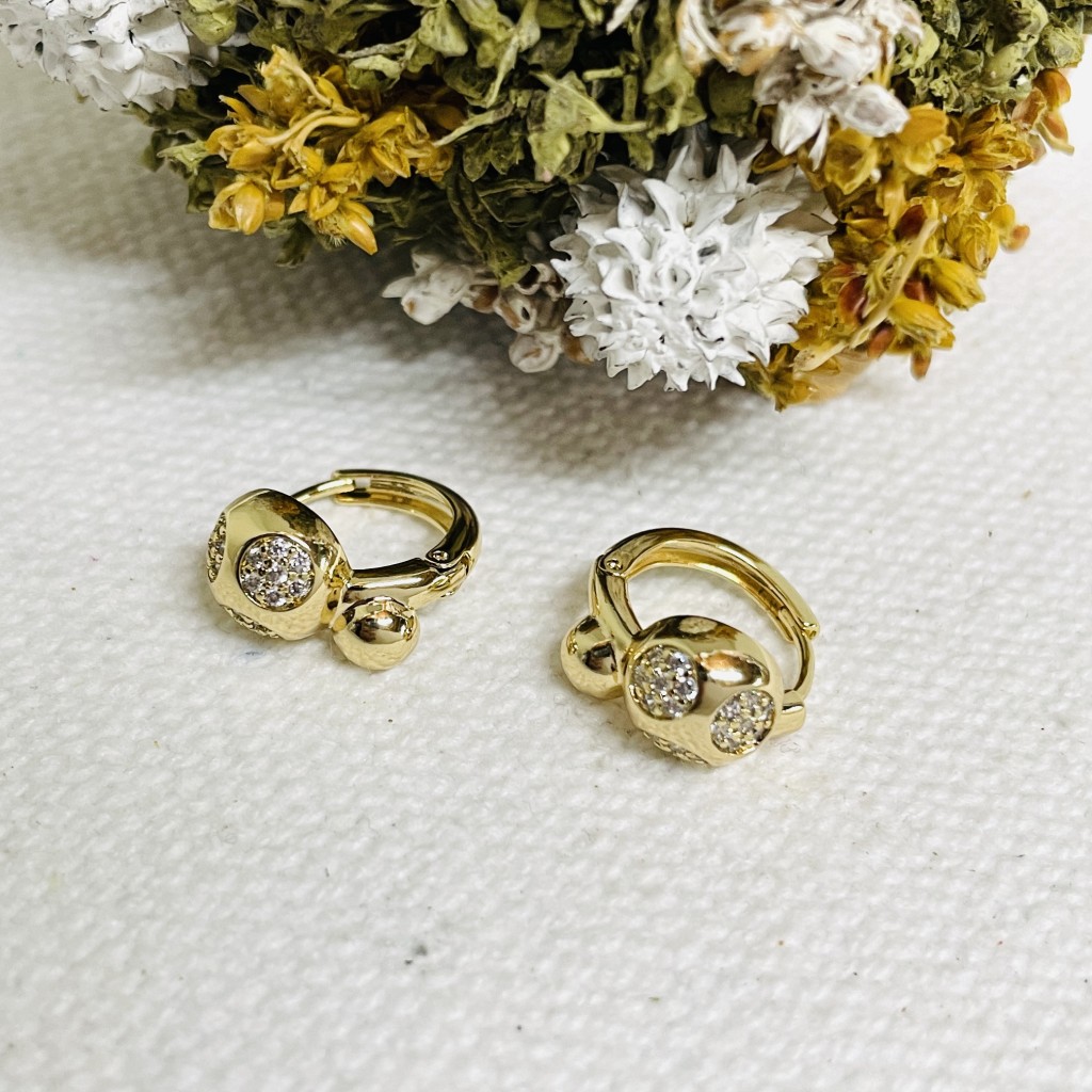 Stainless steel hoop earrings