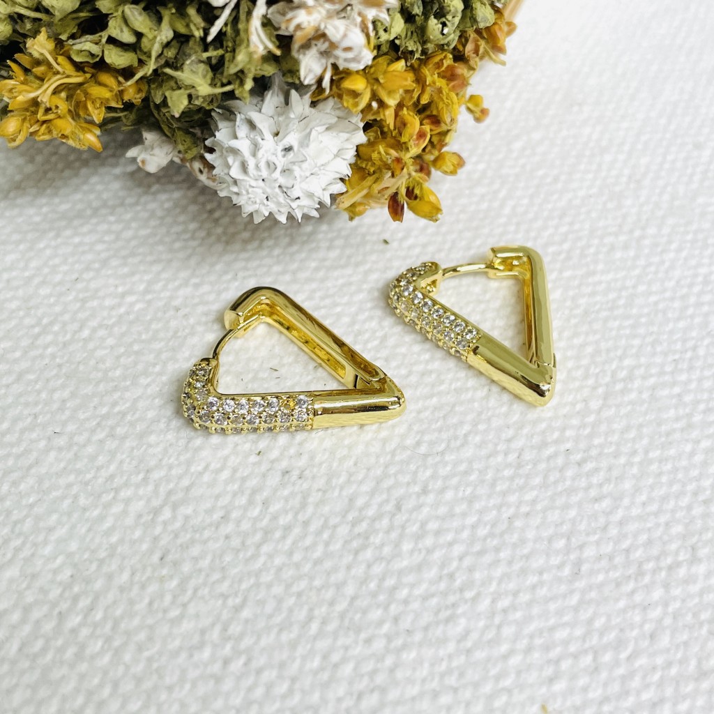 Stainless steel hoop earrings