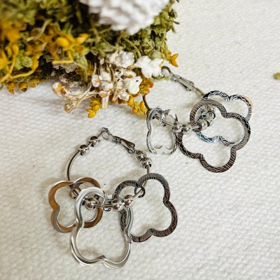 Stainless steel earrings