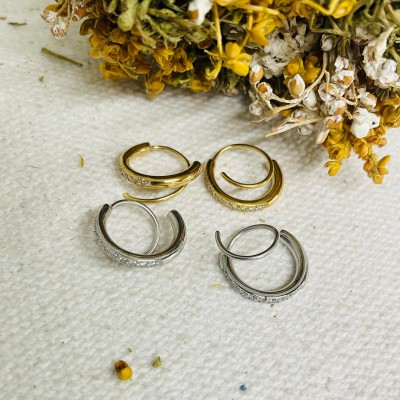 Earrings stainless steel