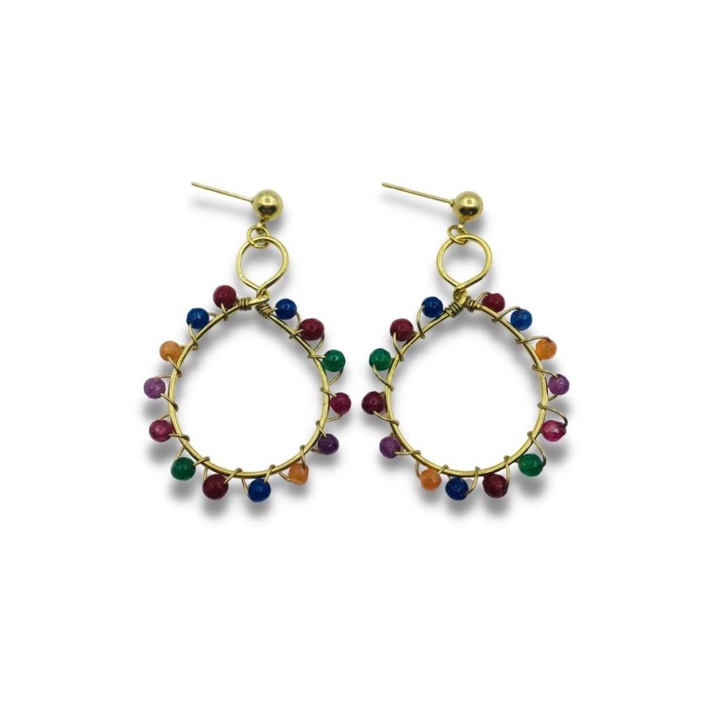 Stainless steel stud earrings