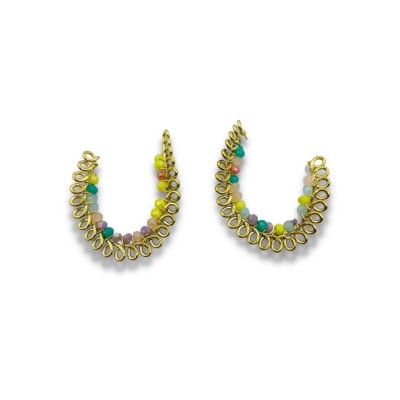 Stainless steel stud earrings