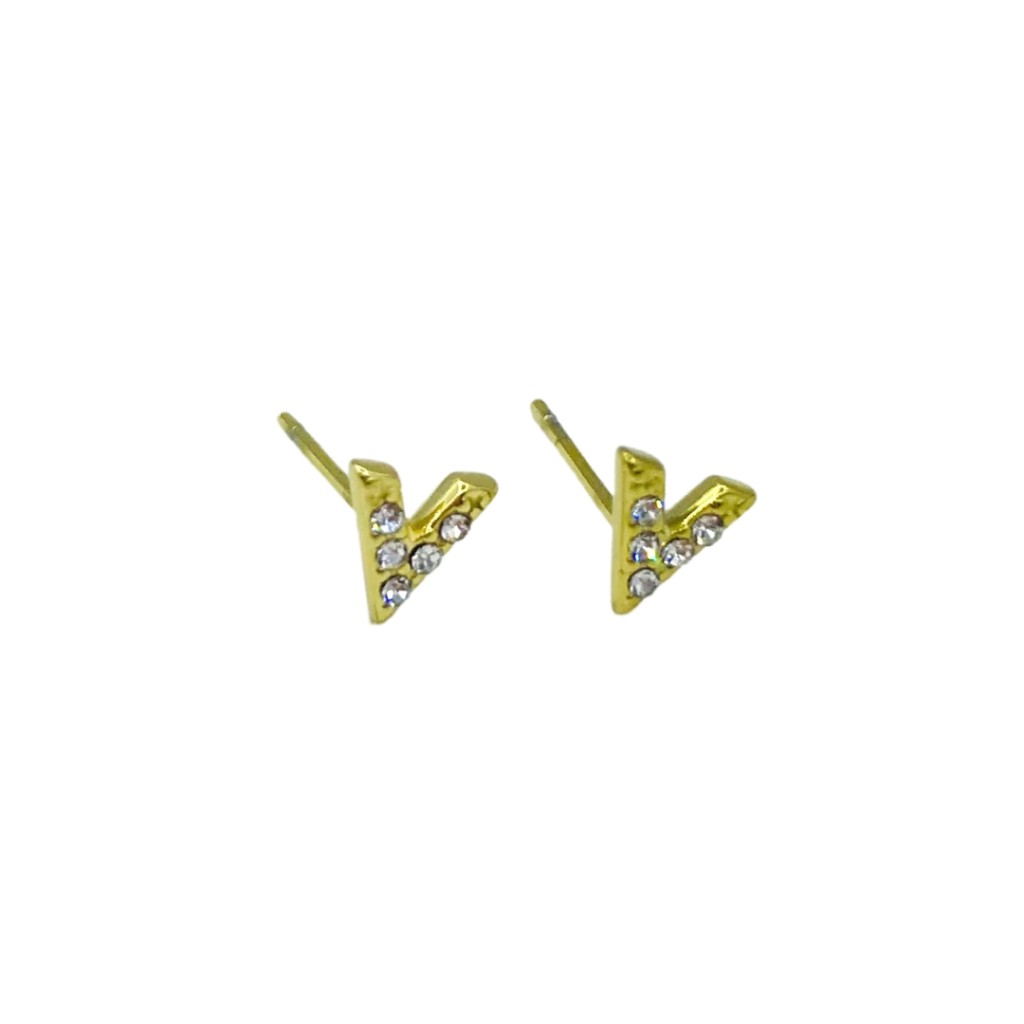 Stainless steel stud earrings