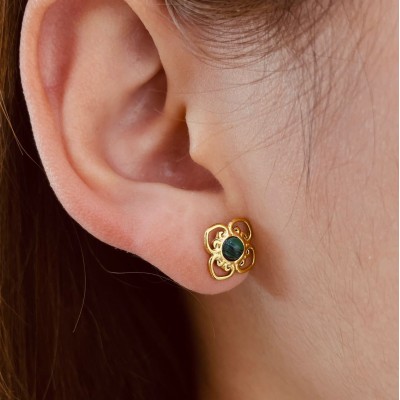 Stainless steel stud earrings
