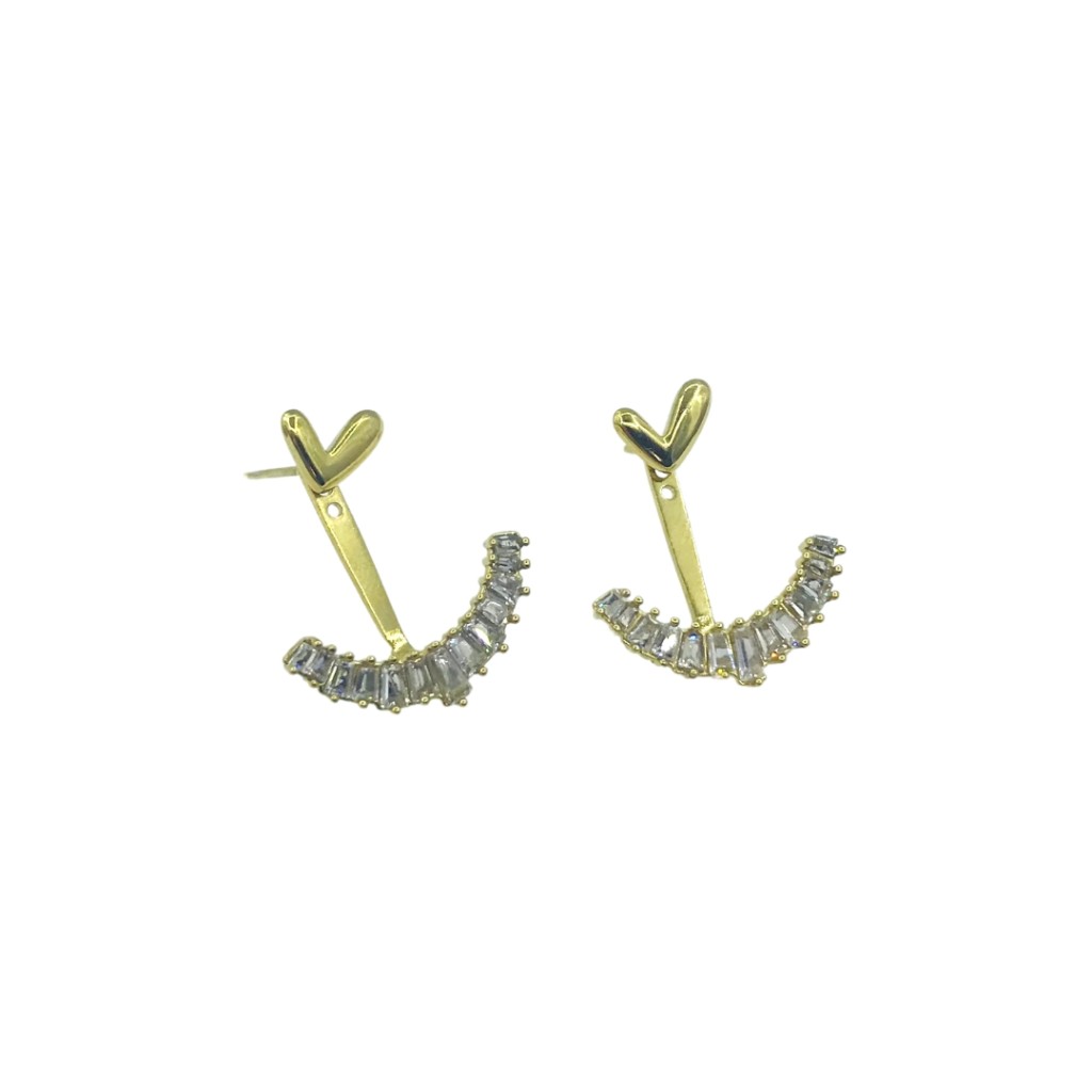 Stainless steel stud earrings