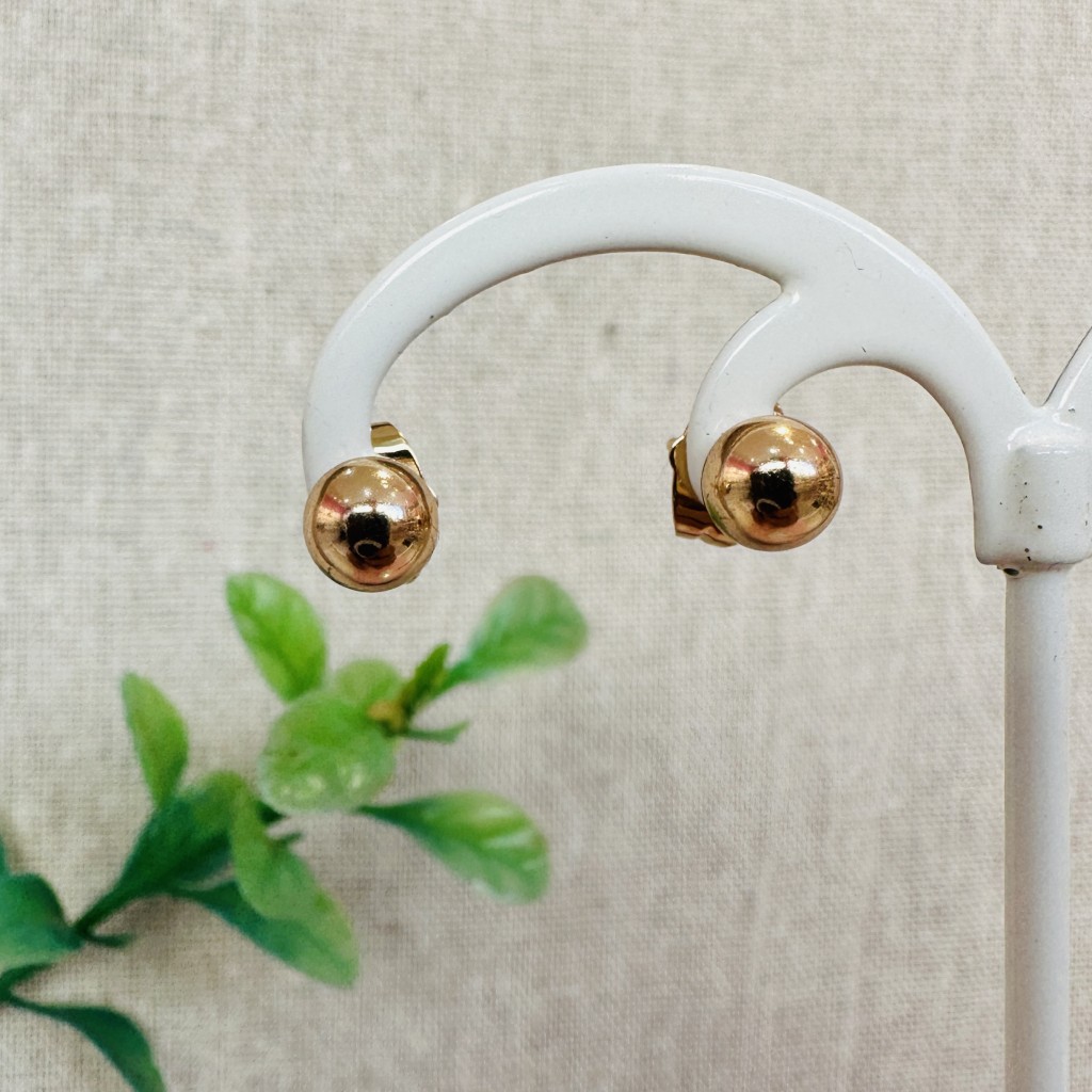 Stainless steel 6mm earrings