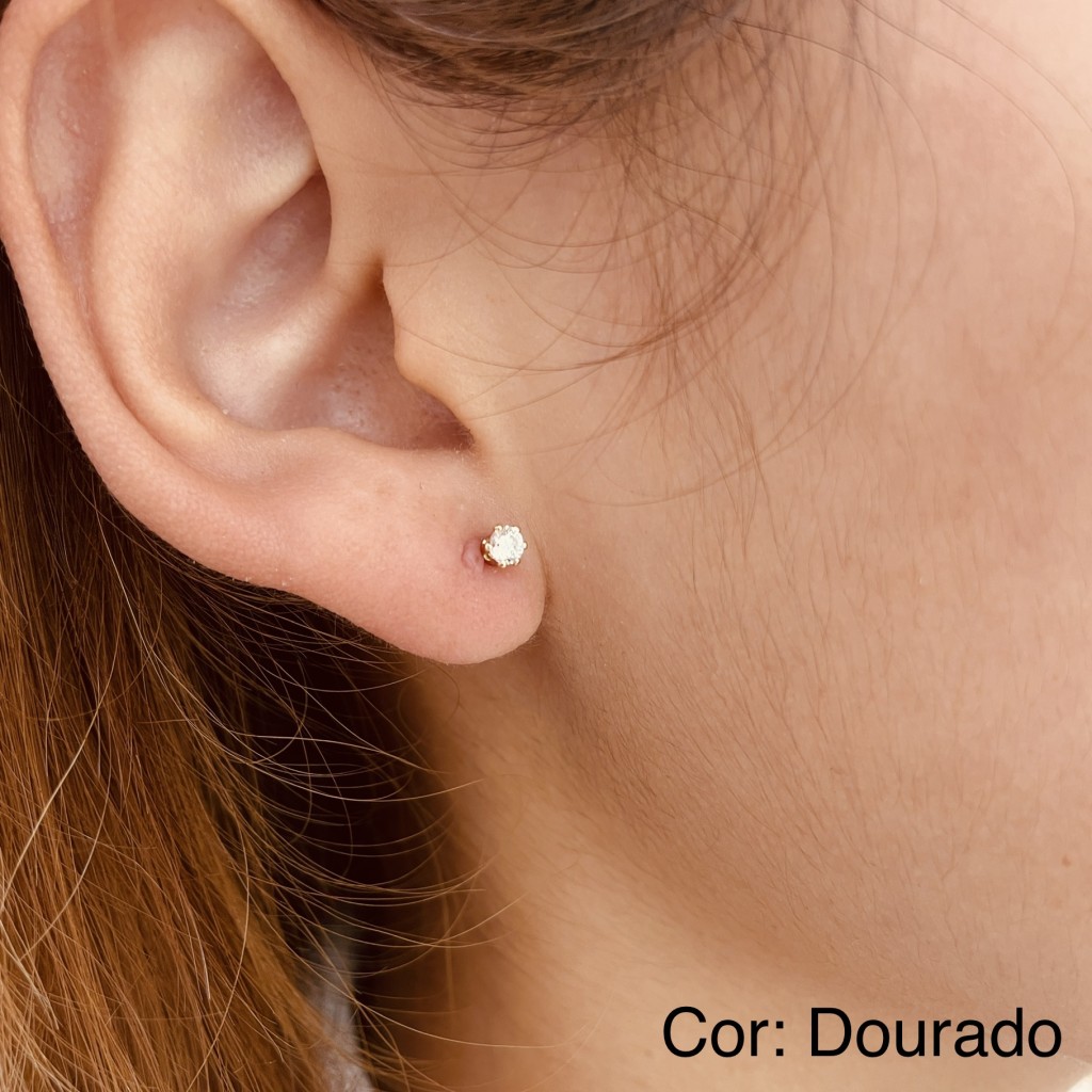 Stainless steel 3mm earrings