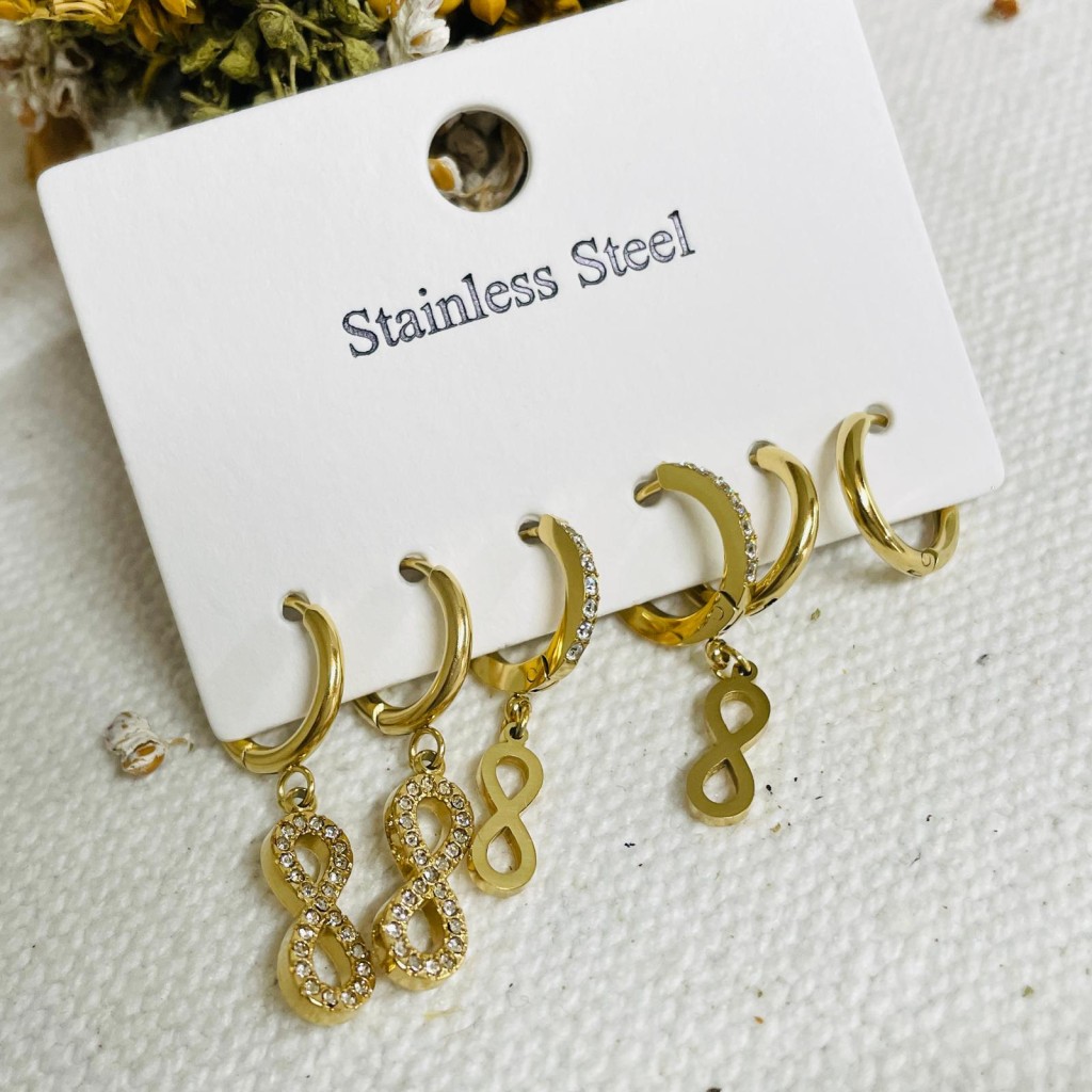 Earrings stainless steel